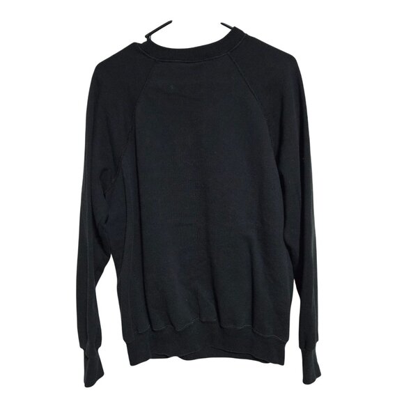 Vintage Lee Embroidered Moon Teddy Bear Sweatshirt Womens Size XL Black - Picture 2 of 6